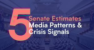 Senate estimates media patterns